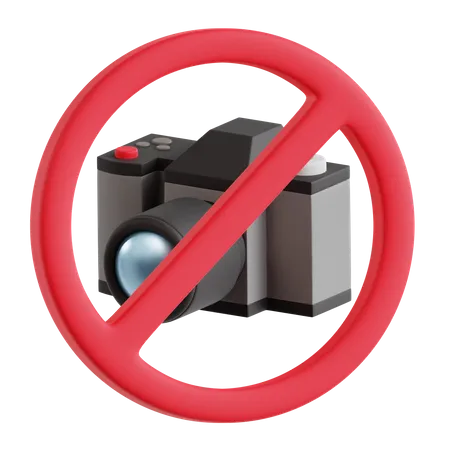 No Photography  3D Icon