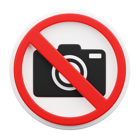 No Photography  3D Icon