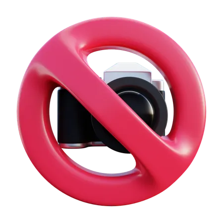 No Photography  3D Icon