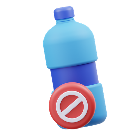 No plastic  3D Icon