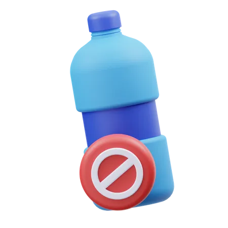 No plastic  3D Icon