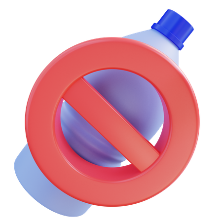 No Plastic  3D Icon