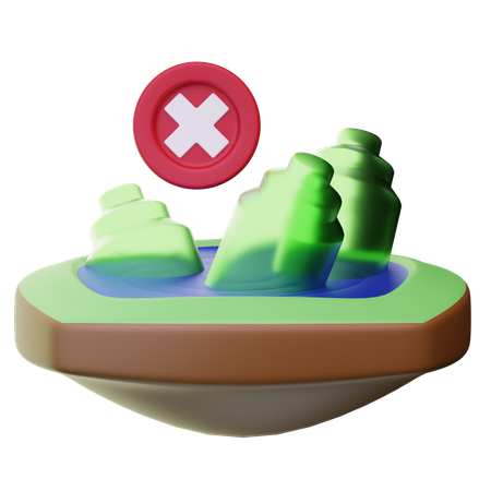 No Plastic  3D Icon