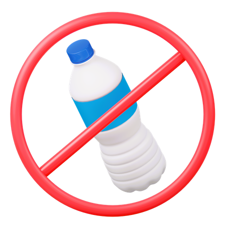 No Plastic  3D Icon