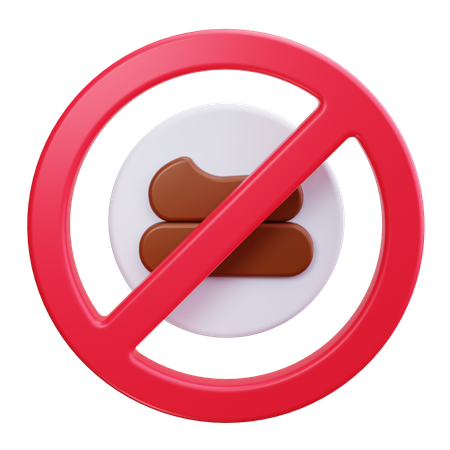 No Poop  3D Icon