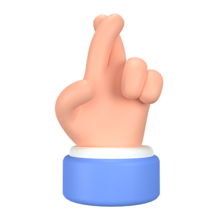 No Promise Hand Gesture  3D Icon