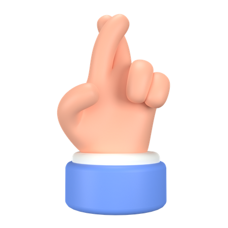 No Promise Hand Gesture  3D Icon