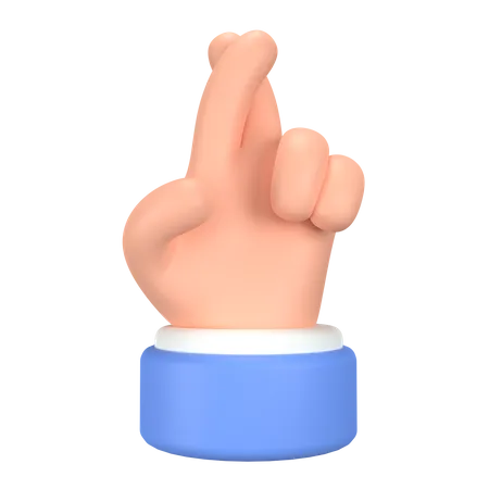 No Promise Hand Gesture  3D Icon