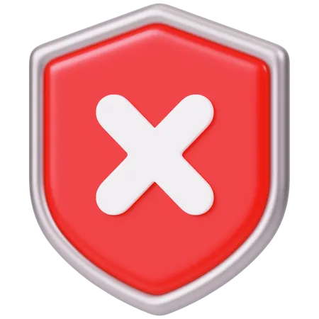 No Protection 3D Icon