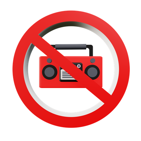 No Radio  3D Icon