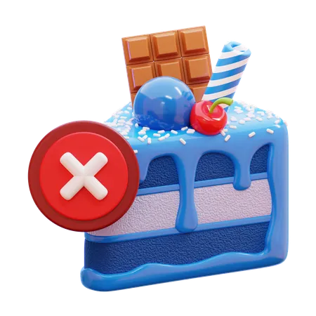 Sin comida dulce  3D Icon