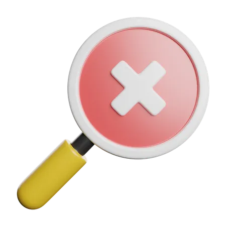 No Search  3D Icon