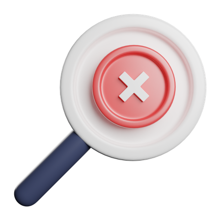 No Search Found  3D Icon