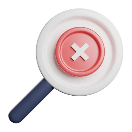 No Search Found  3D Icon