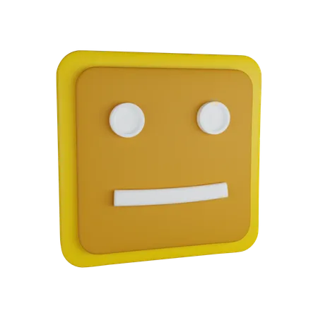 No sentiment  3D Icon