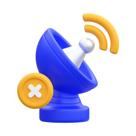 No Signal  3D Icon