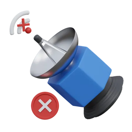 No Signal  3D Icon