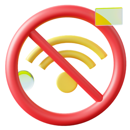 No Signal  3D Icon