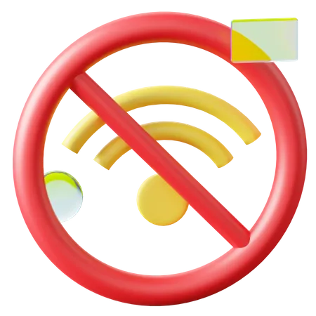 No Signal  3D Icon