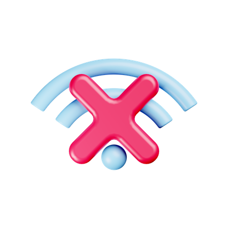 No Signal  3D Icon