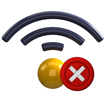 No Signal  3D Icon