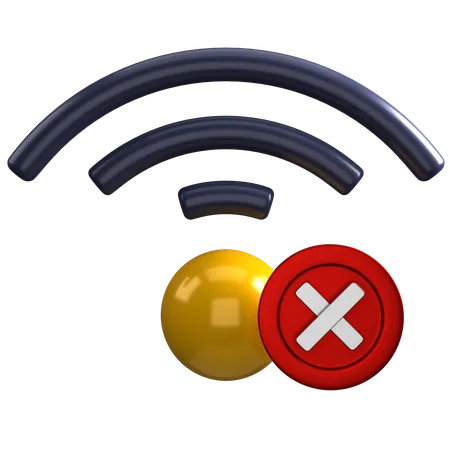 No Signal  3D Icon