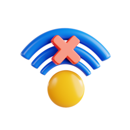 No Signal  3D Icon