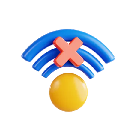 No Signal  3D Icon