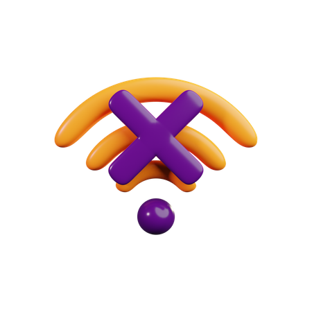 No signal  3D Icon