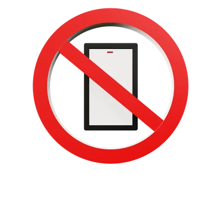 No Smartphone  3D Icon