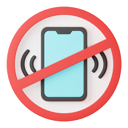 No smartphone  3D Icon
