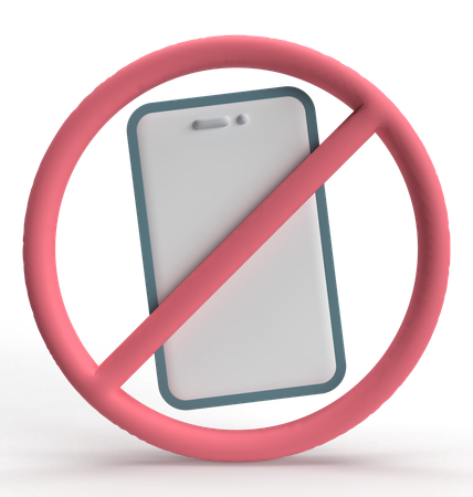 No Smartphone  3D Icon