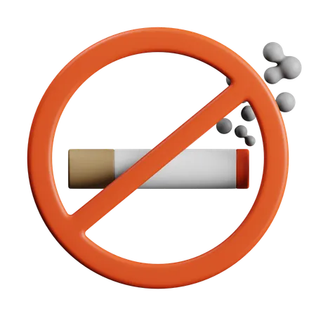 No Smoke  3D Icon