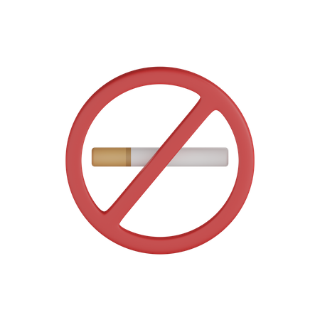 No Smoke  3D Icon