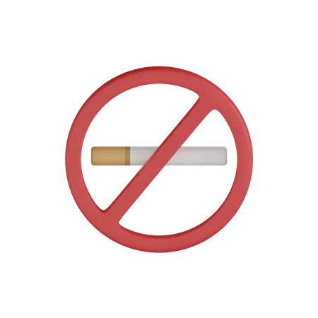 No Smoke  3D Icon