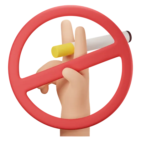 No smoke  3D Icon