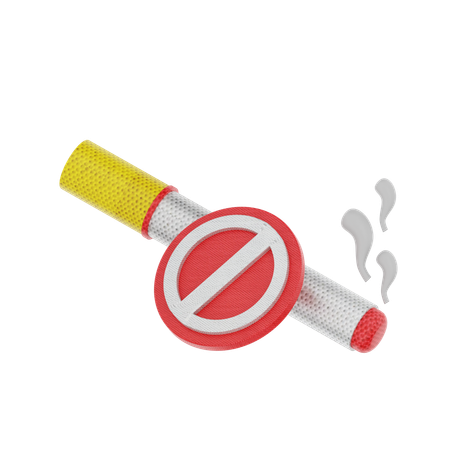 No Smoke  3D Icon