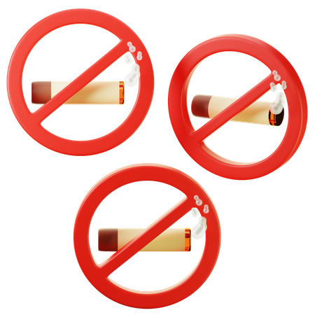 No Smoke  3D Icon