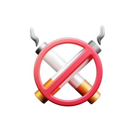 No Smoke  3D Icon