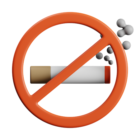 No Smoke  3D Icon