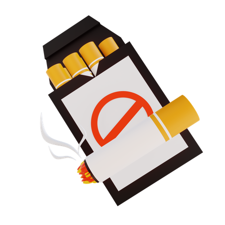 No Smoke  3D Illustration