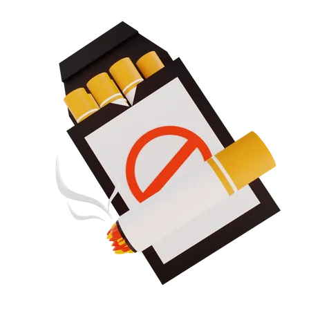 No Smoke  3D Illustration