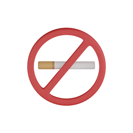 No Smoke 3D Icon