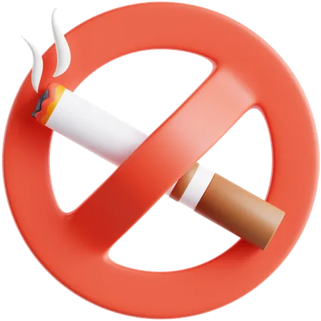 Stop Smoking 3 D Icon 3D Icon