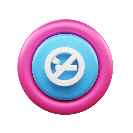 禁煙  3D Icon