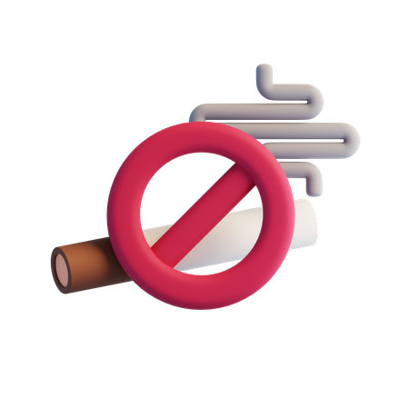금연  3D Icon