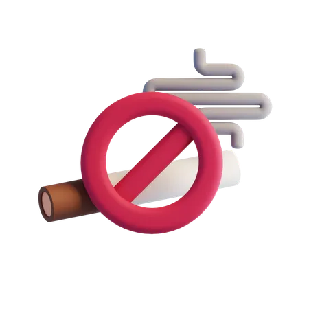 금연  3D Icon