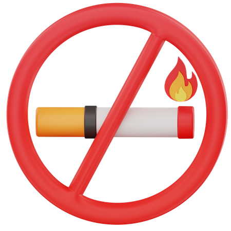 No smoking  3D Icon