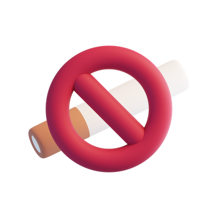 금연  3D Icon
