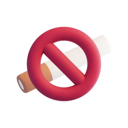 금연  3D Icon
